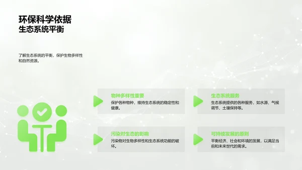 环保实践教育报告PPT模板