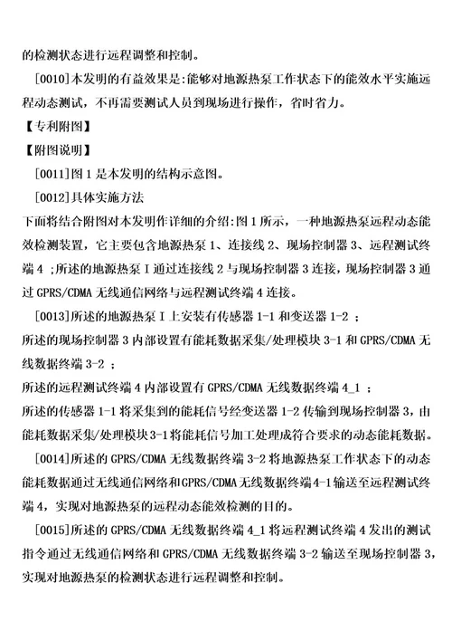 一种地源热泵远程动态能效检测装置制造方法