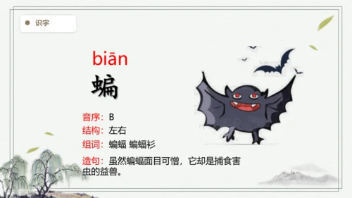 【2024秋季学期教材】语文四上6.夜间飞行的秘密 生字识记课件