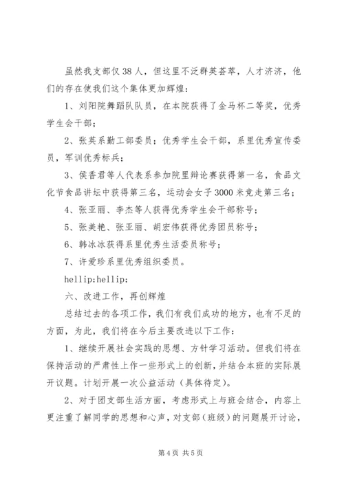 优秀团支部申报材料范文.docx