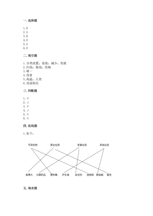 部编版四年级上册道德与法治期末测试卷【a卷】.docx