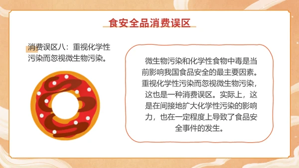 关注食品安全美食料理吃快餐通用PPT模板