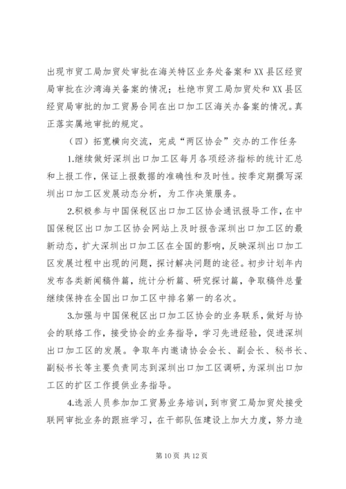 监管处年度工作总结和工作计划 (5).docx