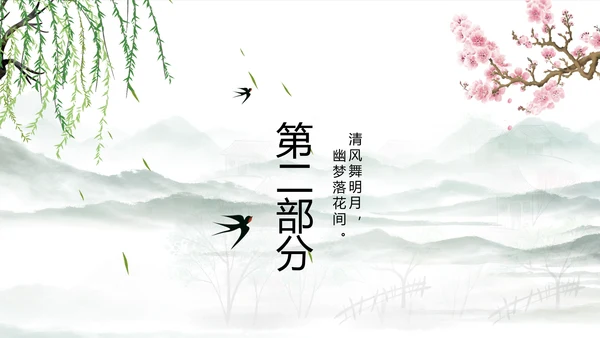 我的家乡江南旅游介绍展示ppt动态模板