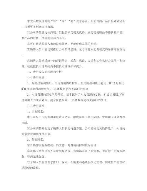 精编之营销总监年度工作总结范文.docx