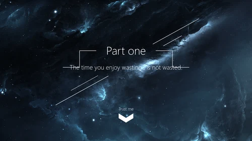深邃宇宙星际穿越通用PPT模板