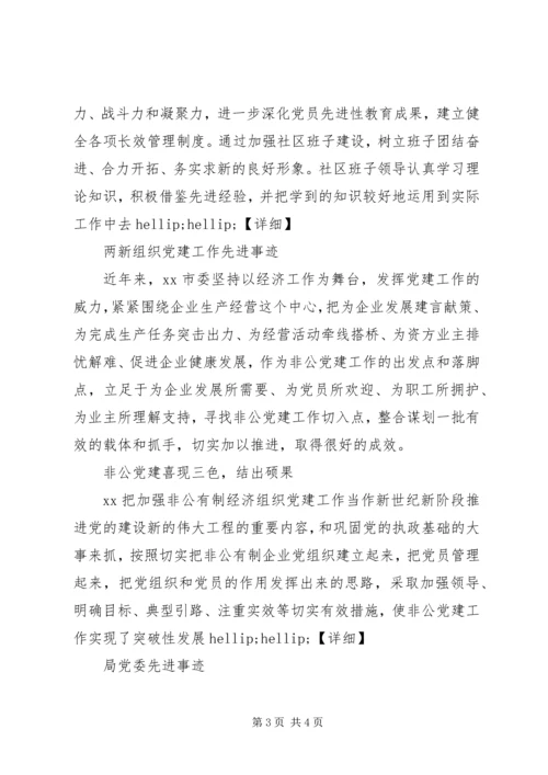 事迹材料范文集锦.docx