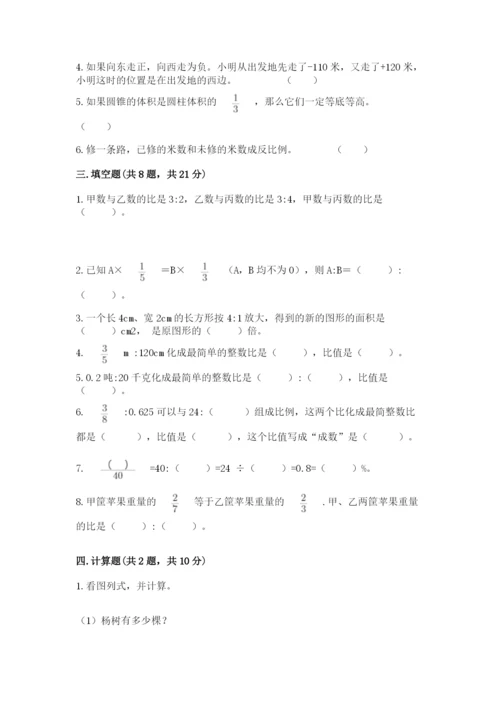 端州区六年级下册数学期末测试卷及一套参考答案.docx