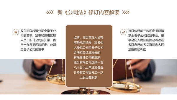 新《公司法》修订内容解读ppt课件模板