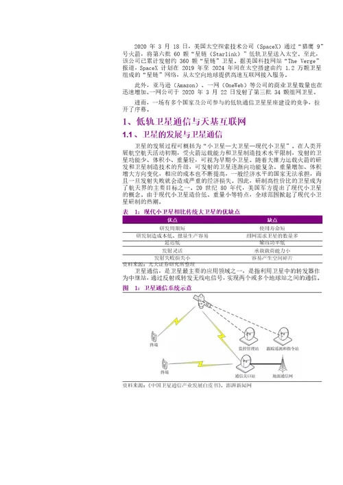 卫星行业深度报告一：低轨通信群星竞耀，天基互联加速发展