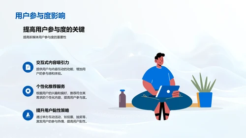 新媒体行业策略PPT模板