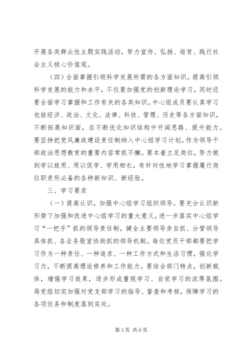 安监局党组中心组学习存在问题整改报告 (4).docx