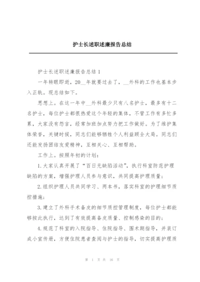 护士长述职述廉报告总结.docx