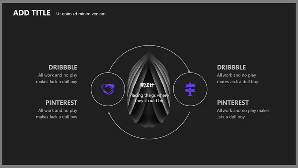 工业设计神秘抽象通用PPT模板