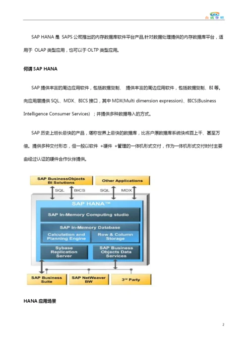 HANA内存数据库技术架构详解.docx