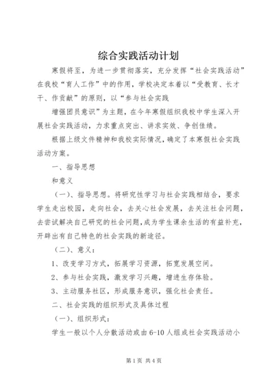 综合实践活动计划.docx