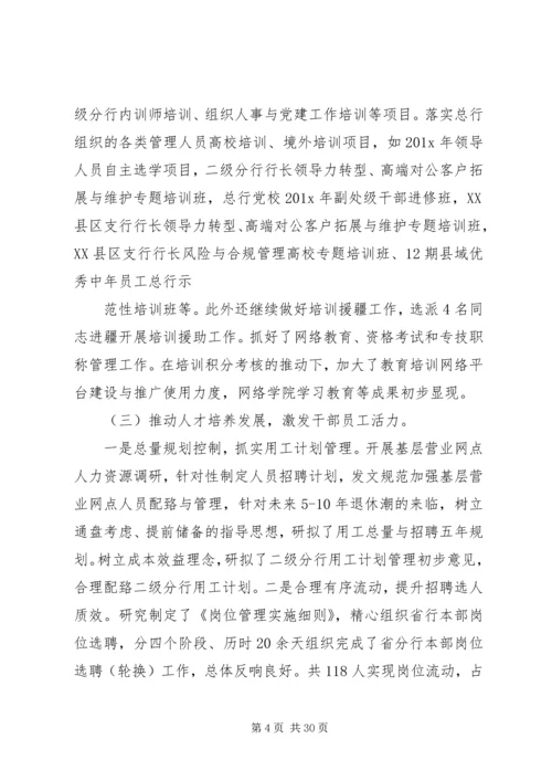 人力资源部部门述职报告.docx