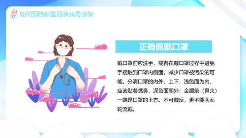 新冠肺炎预防知识班会阳康医护小知识PPT模板