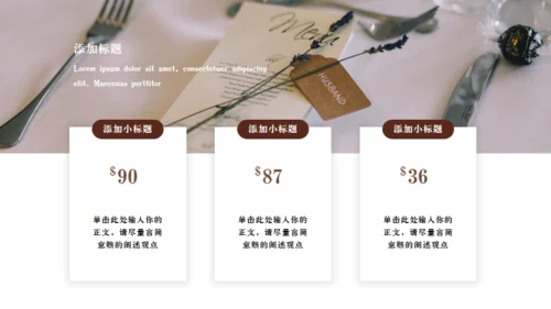 婚纱店婚礼策划方案通用PPT模板