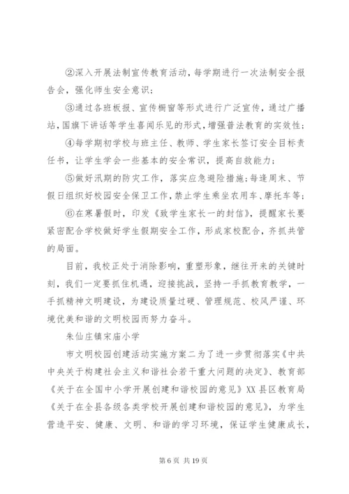 市文明校园创建活动实施方案.docx