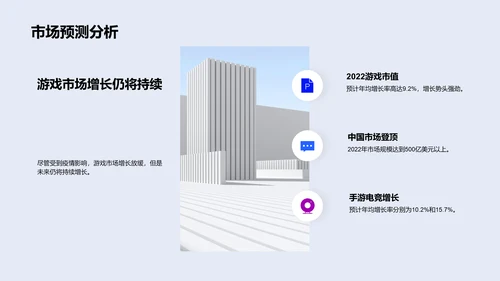 游戏产业发展解析PPT模板