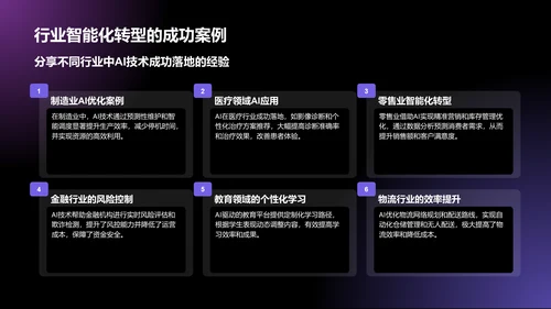 紫色科技风通用行业AI发布会PPT模板