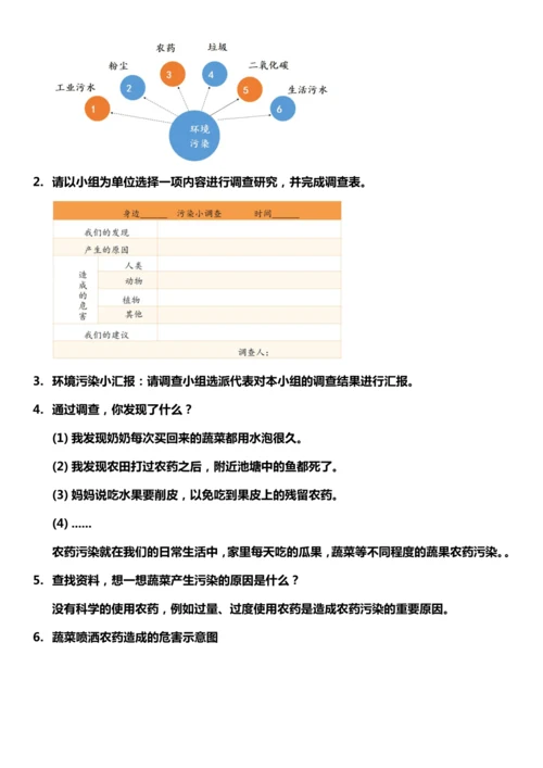 【核心素养目标】10.2 我们所了解的环境污染  第二课时 教案设计