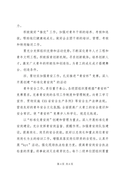 做好共青团工作的几点认识与思考.docx