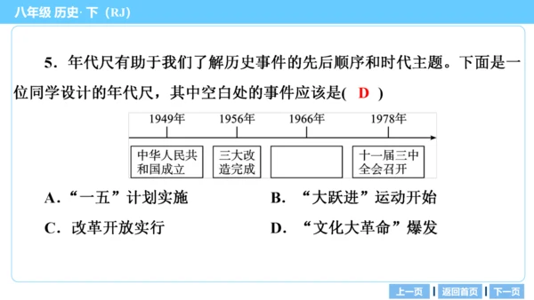 第三部分 中国现代史模块综述及考点网络 复习课件