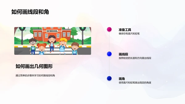 几何图形入门PPT模板