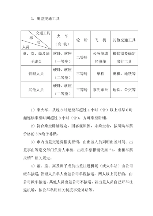 公司差旅费制度详细版(含海外出差).docx