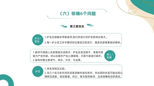绿色简约风临床护理带教新思路培训ppt模板