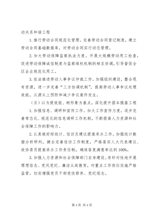 社保局惠民工程工作计划.docx