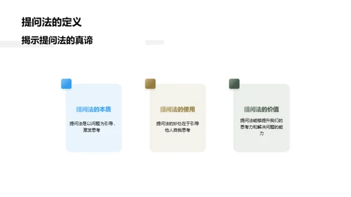 提问法的启示