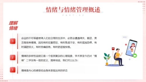 心态及情绪管理通用PPT模板