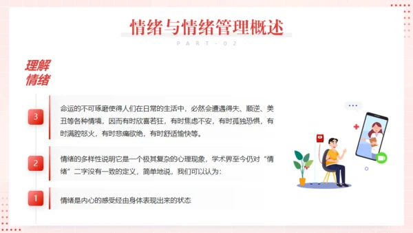 心态及情绪管理通用PPT模板