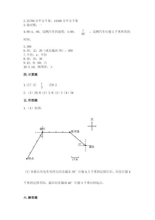 2022人教版六年级上册数学期末测试卷汇总.docx