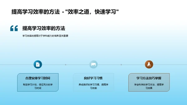 学科能力的锻炼与运用