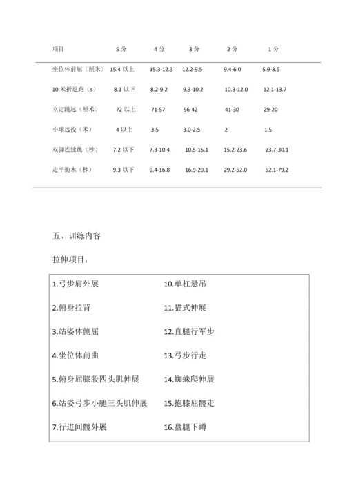 幼儿园体适能实施专业方案.docx