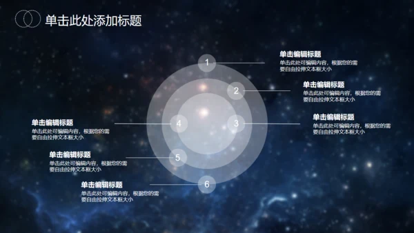 星空大气地球发布会通用PPT模版