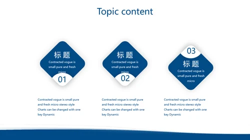 蓝色企务领导力培训动态PPT模板