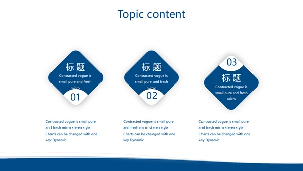 蓝色企务领导力培训动态PPT模板