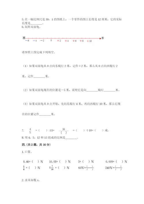 苏教版数学六年级下册试题期末模拟检测卷精品有答案.docx