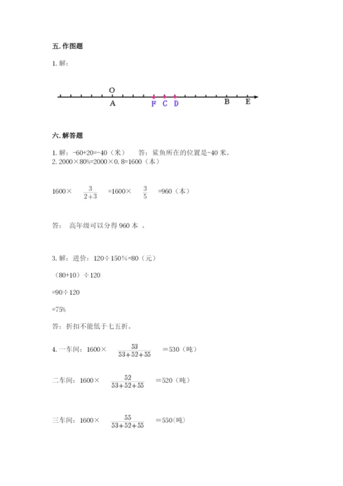 广西小升初数学期末测试卷（精品）.docx