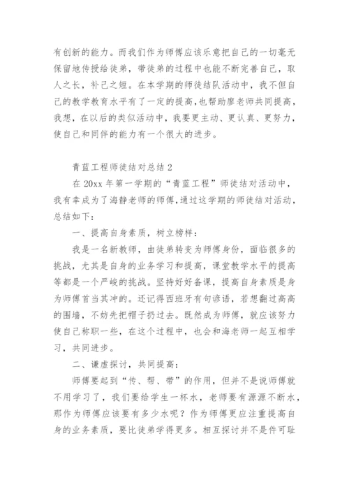 青蓝工程师徒结对总结.docx