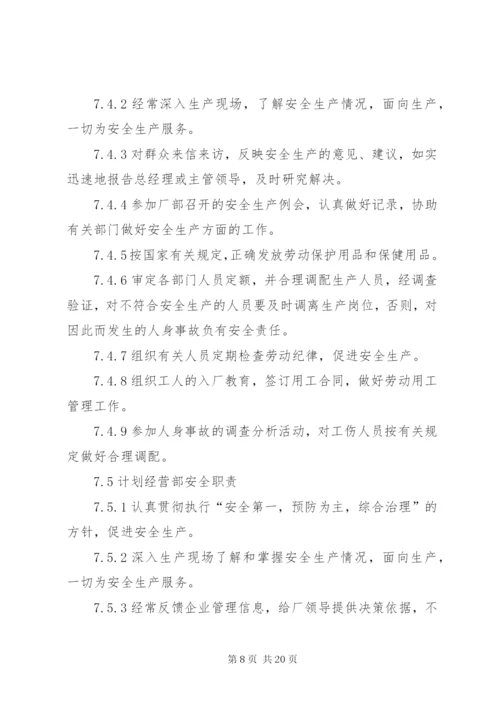 安全生产保障体系和监督体系管理标准.docx