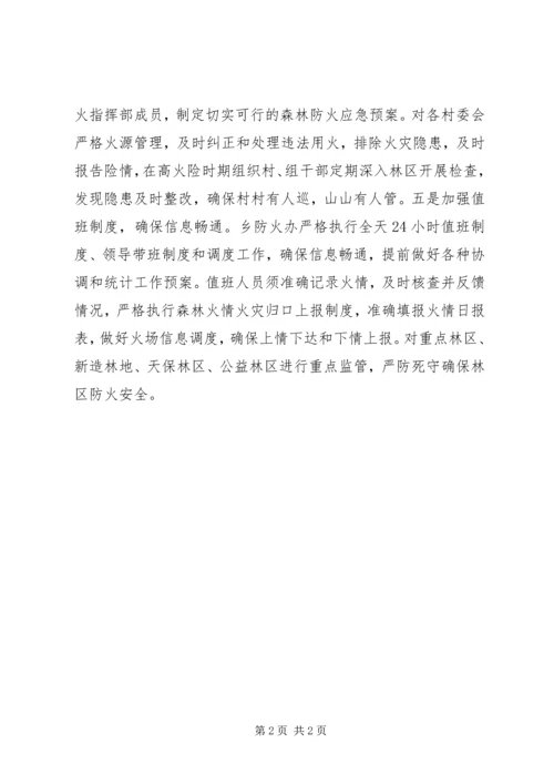 乡镇护林防火交流材料.docx