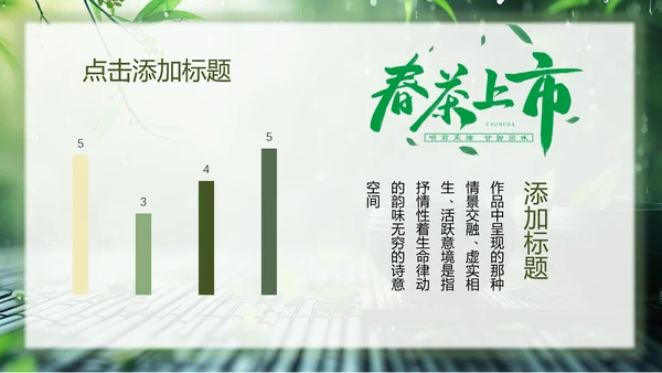 春茶通用PPT模板
