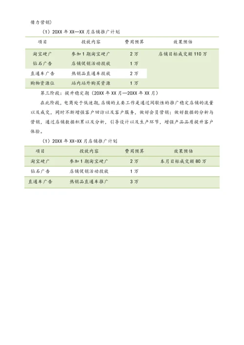 XX商城年度运营计划及规章制度.docx