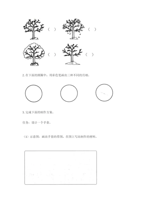 教科版二年级上册科学期末测试卷精品【完整版】.docx